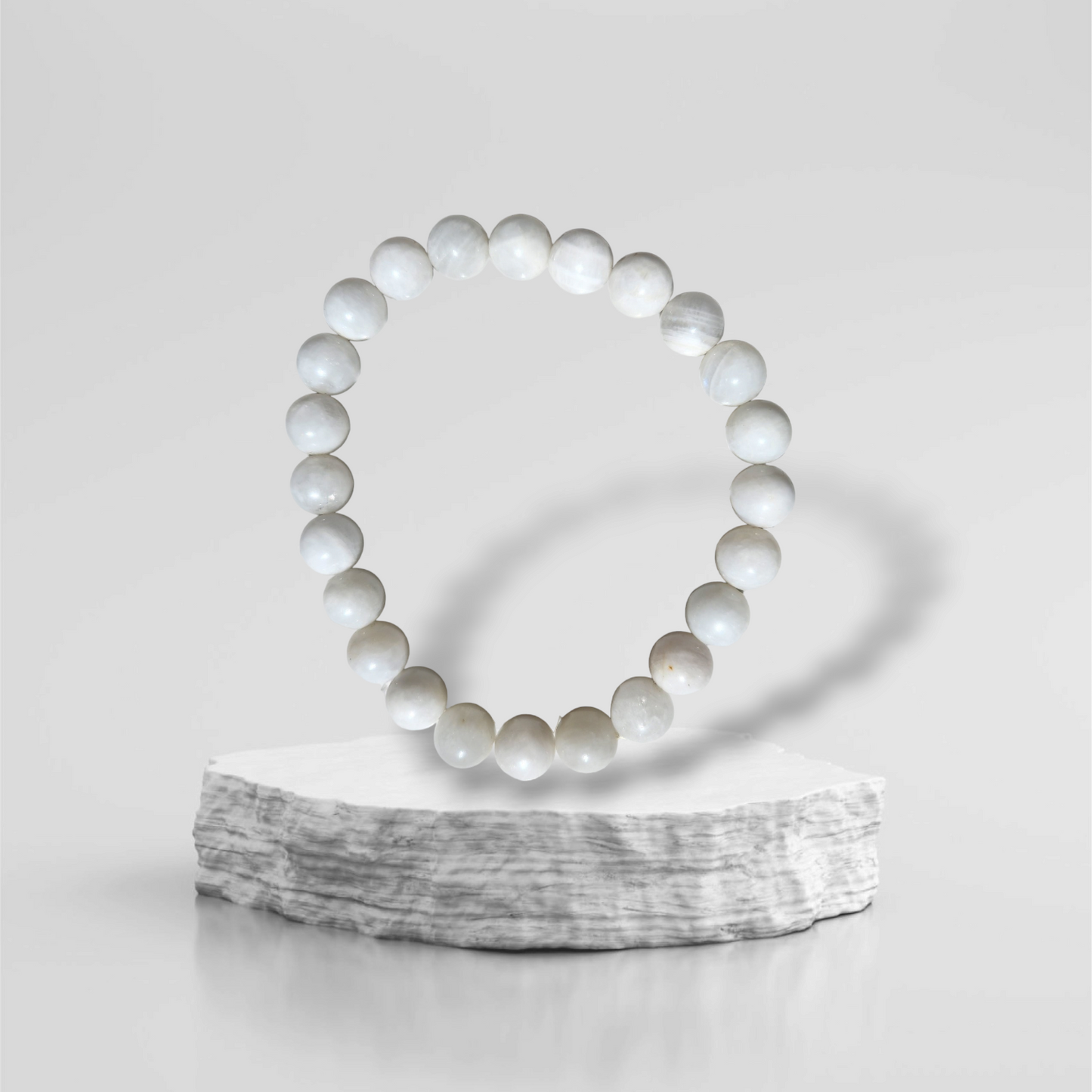 Bracelet Perles Pierre de Lune