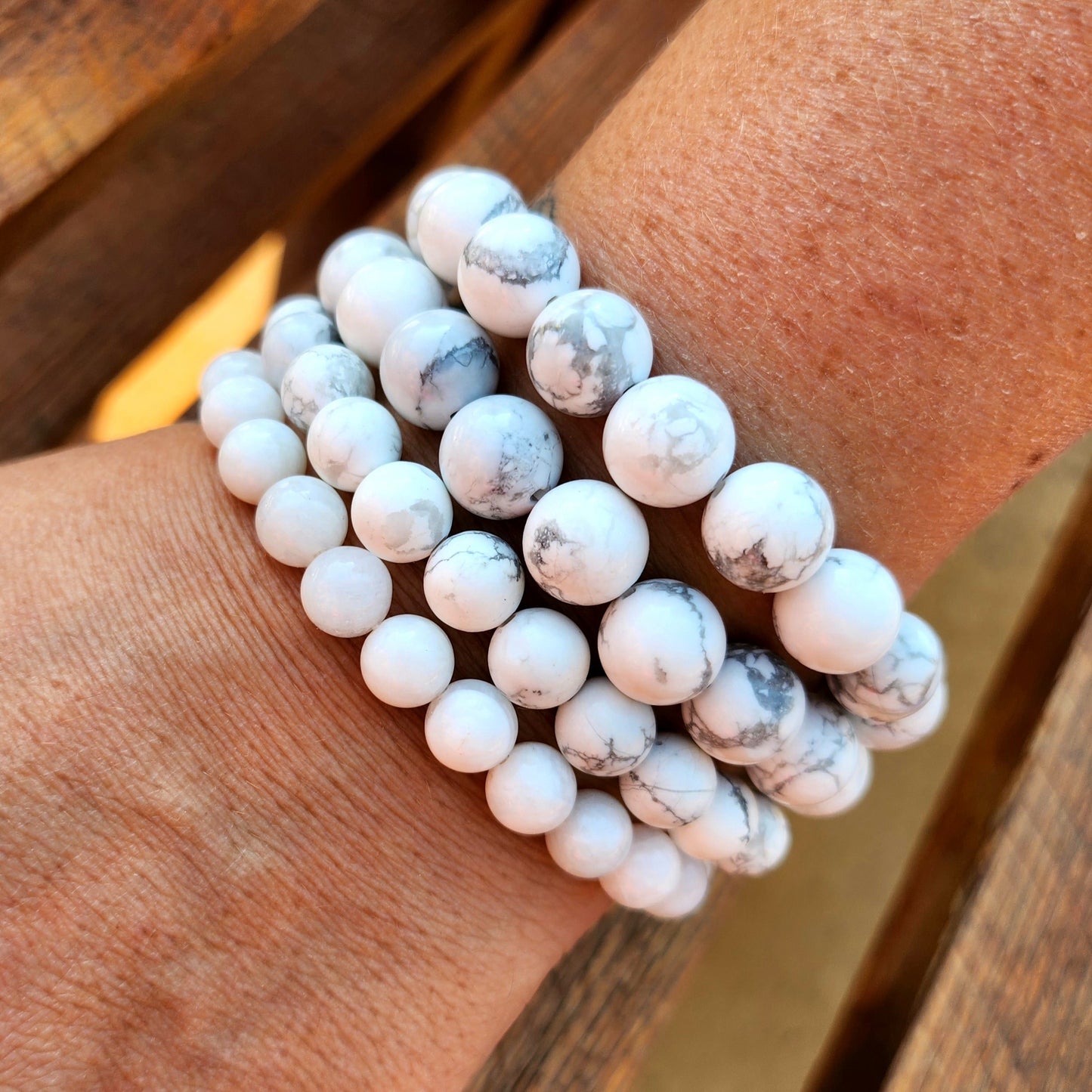 Bracelet Perles Pierre de Lune