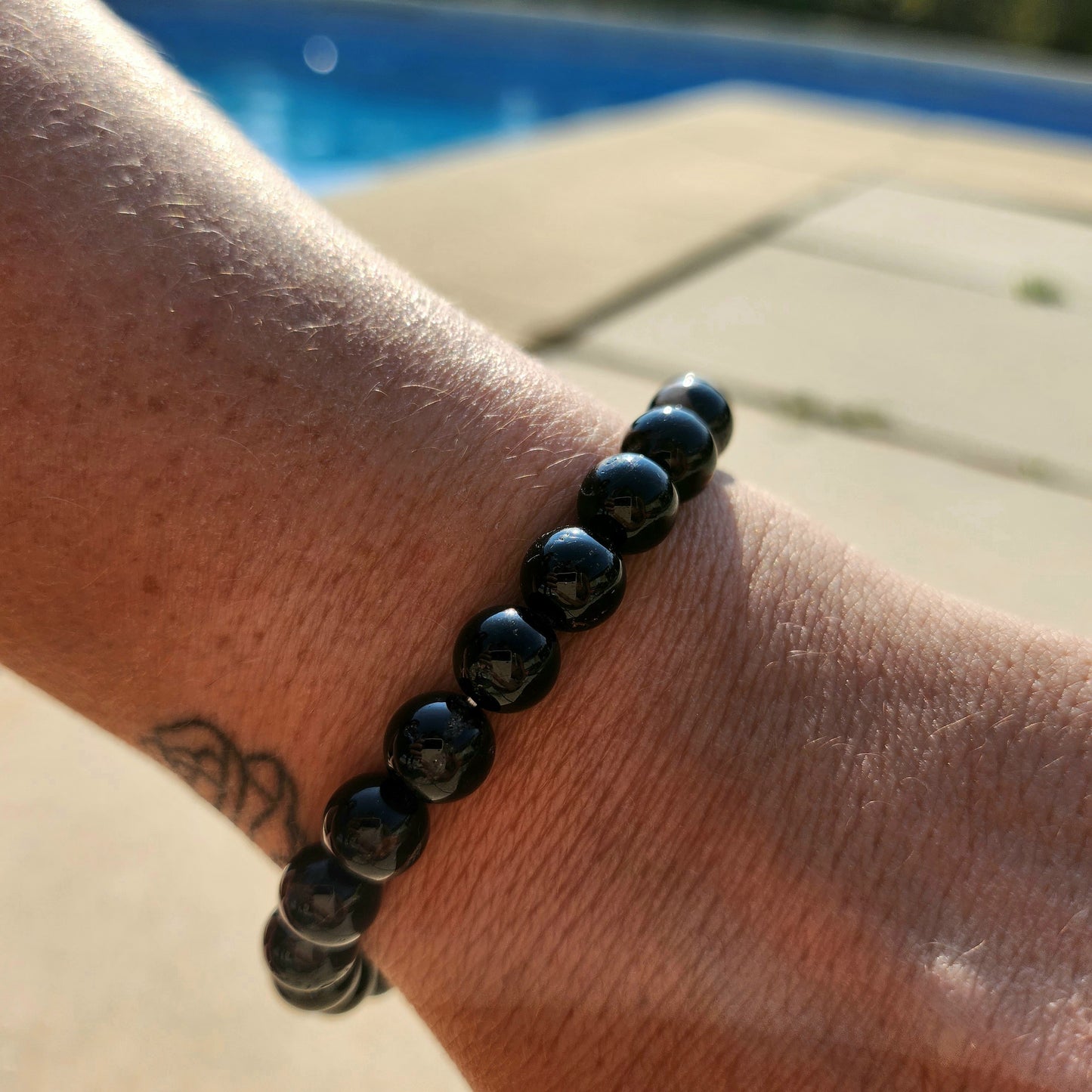 Bracelet Perles Tourmaline