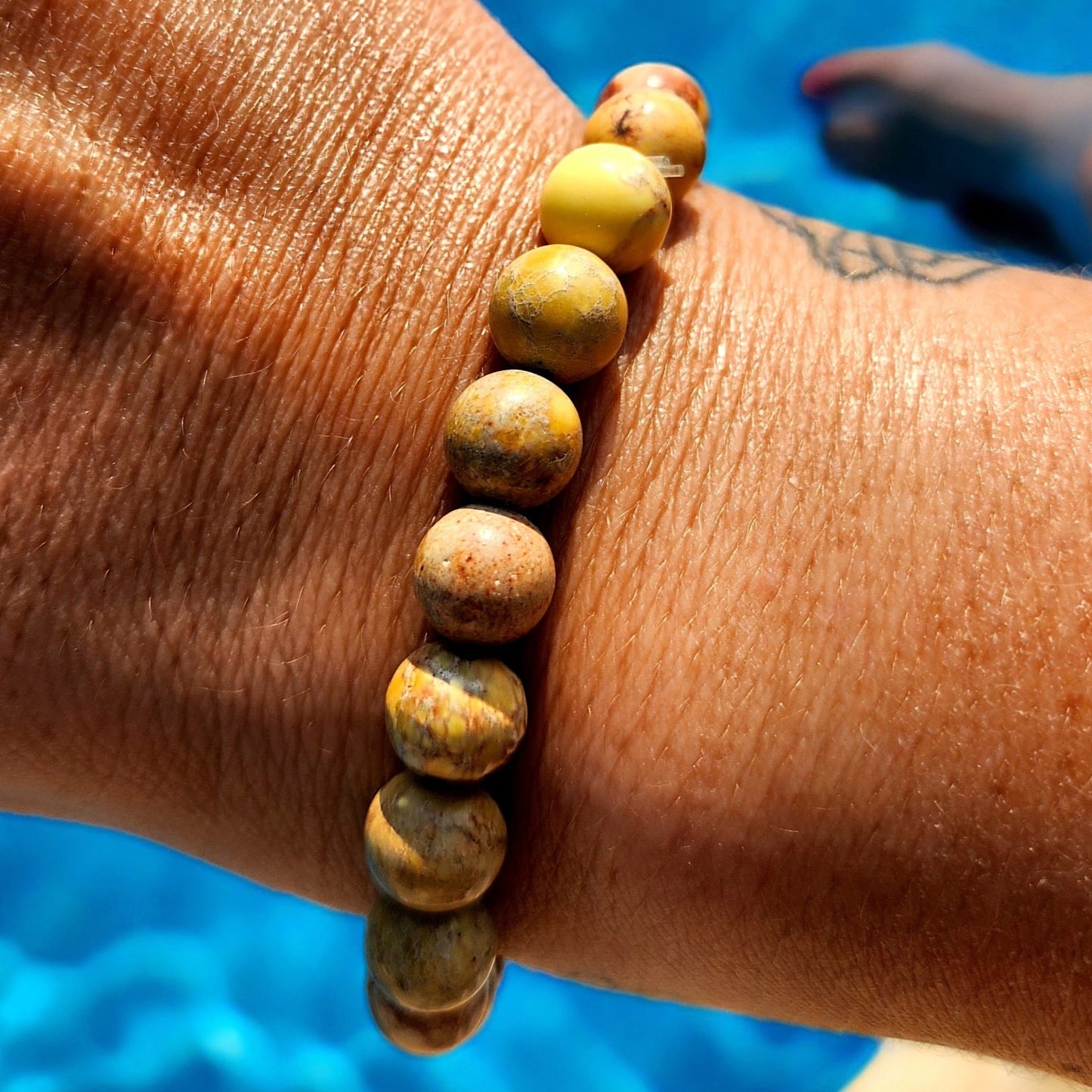 Bracelet Perles Jaspe Imperial