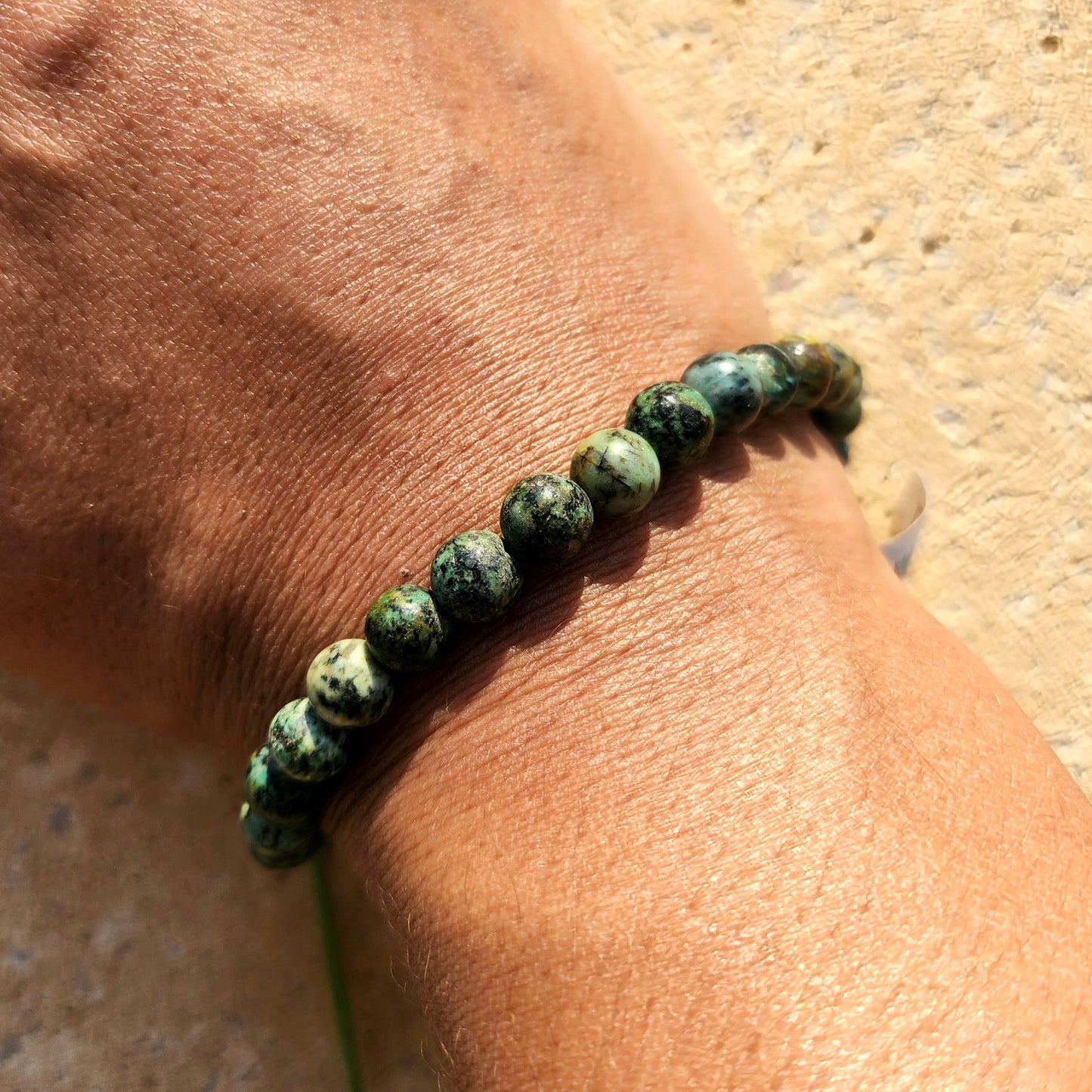 Bracelet Perles Turquoise Afrique