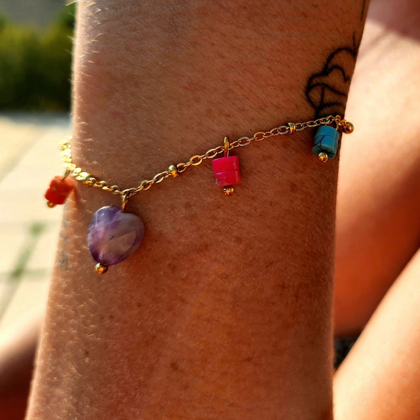 Bracelet Améthyste Color