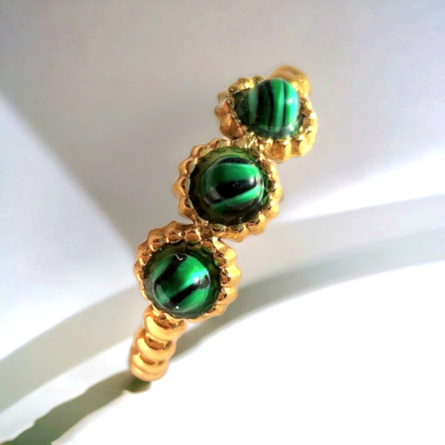 Bague Vénus ❖ Malachite