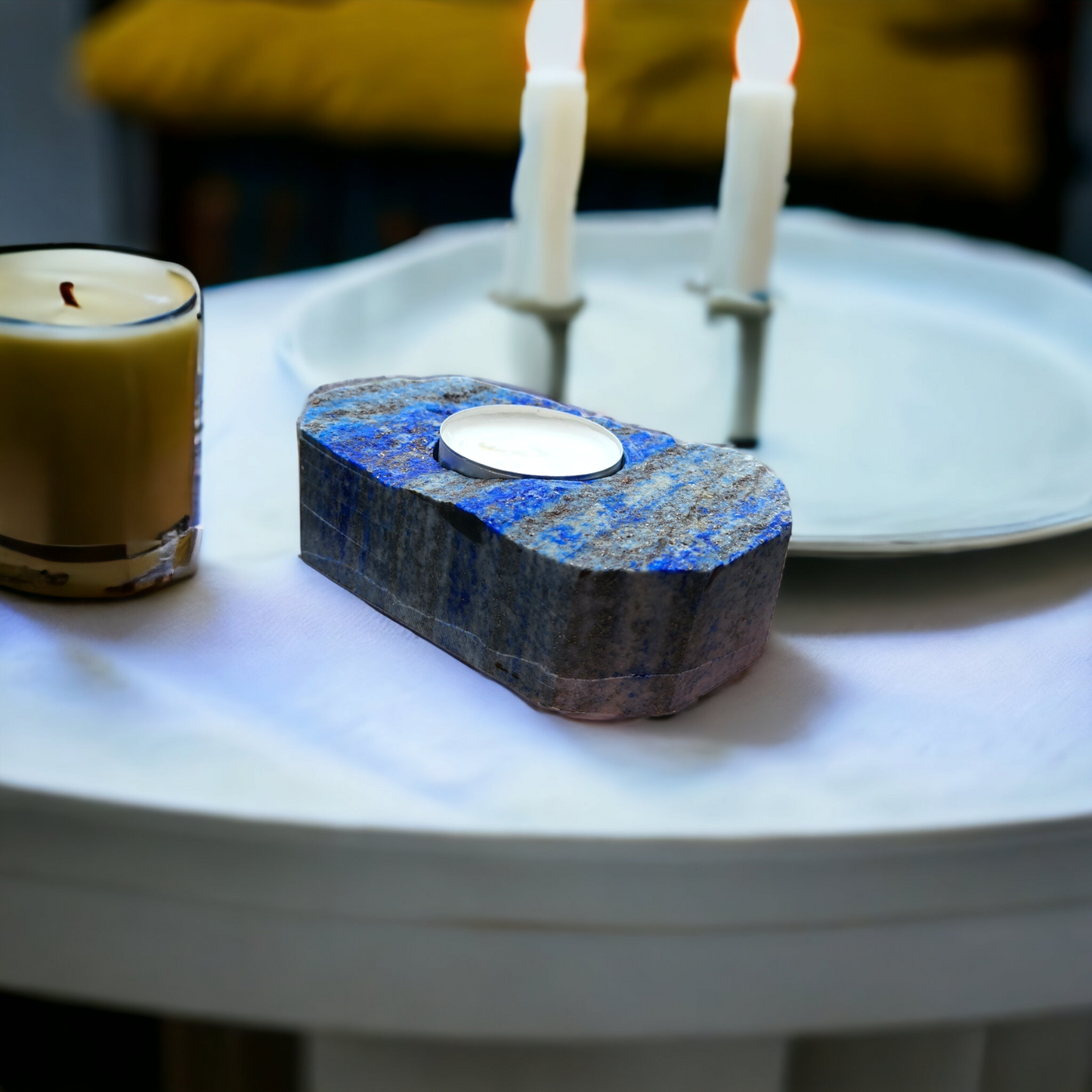 Bougie Méditation Lapis Lazuli