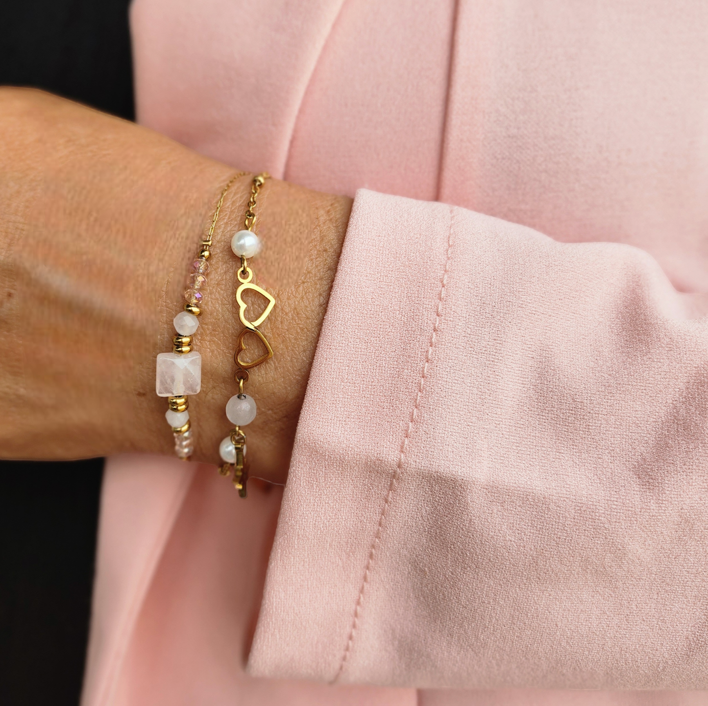 Bracelet Quartz Rose