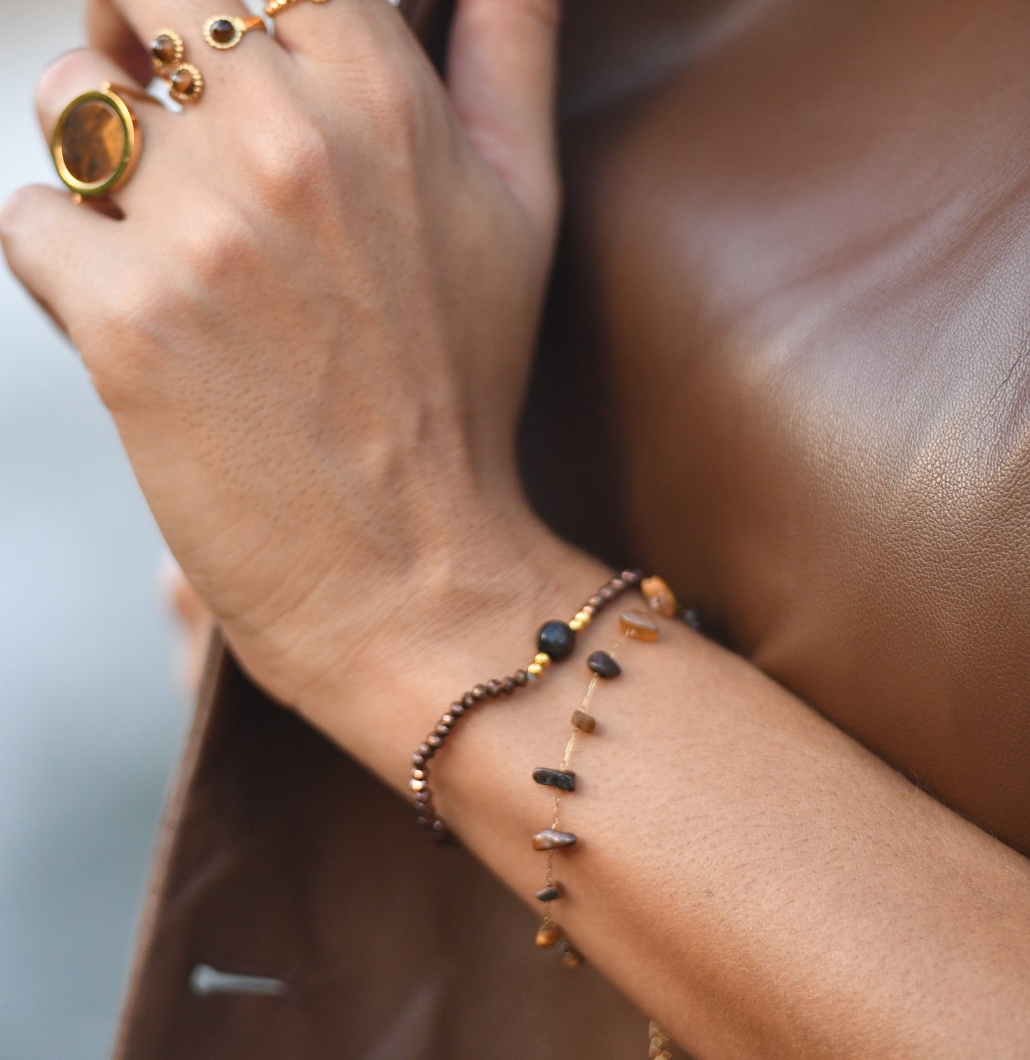 Bracelet Terre Précieuse ❖ Oeil du Tigre