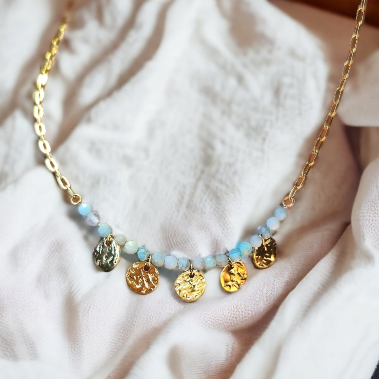 Collier Soleil turquoise