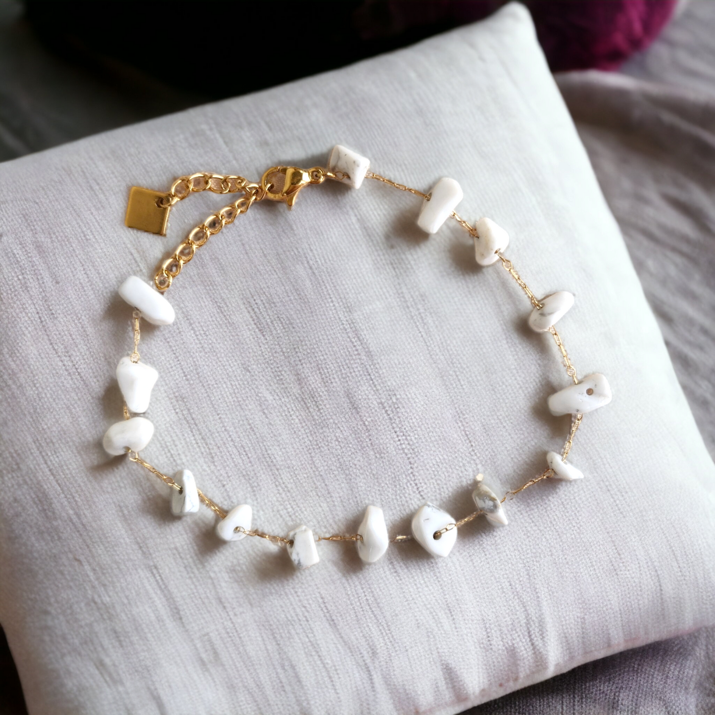 Bracelet Terre Précieuse ❖ Howlite