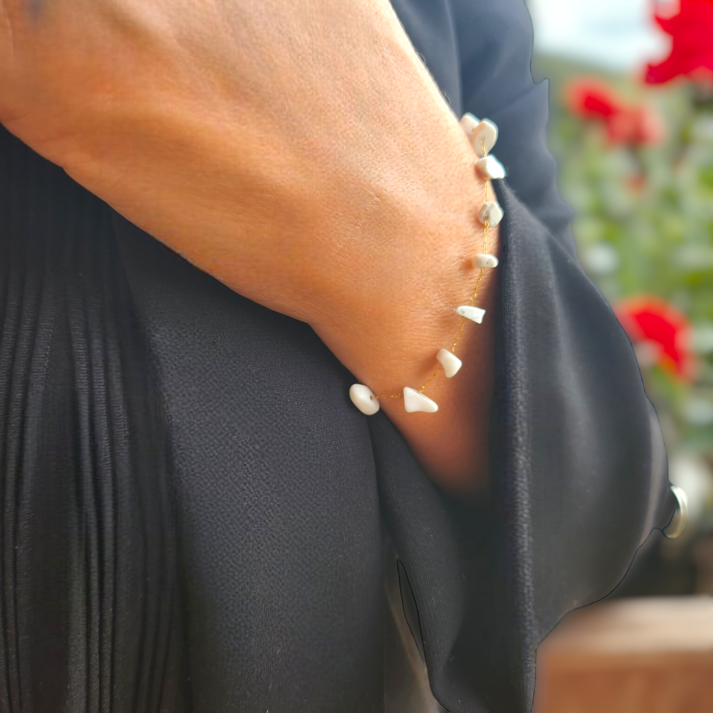 Bracelet Terre Précieuse ❖ Howlite