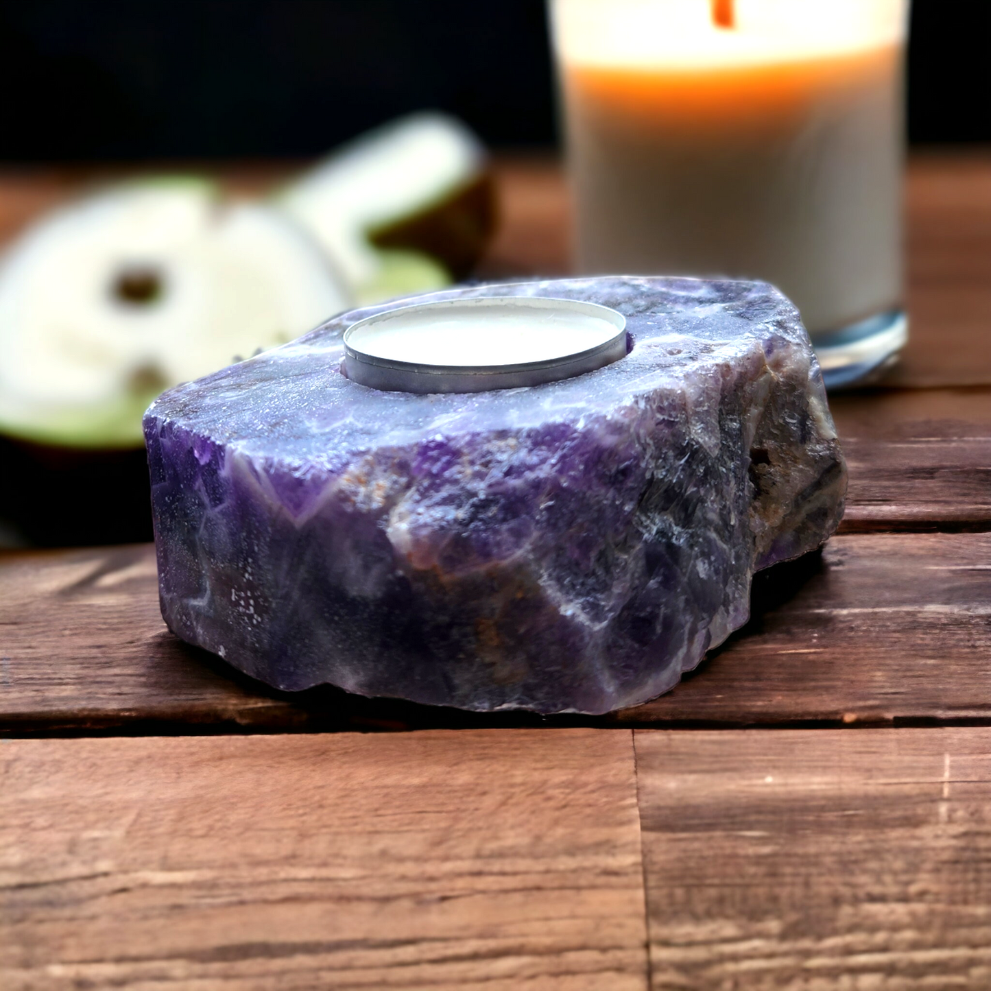 Bougie Méditation Améthyste