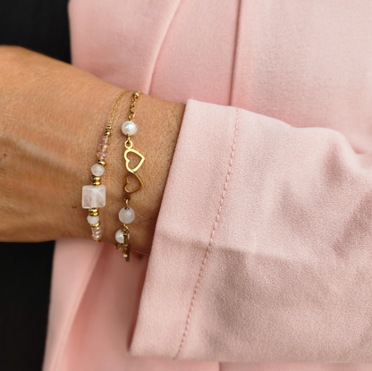 Bracelet Quartz Rose