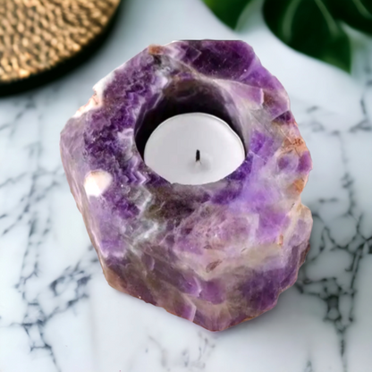 Bougie Méditation Améthyste