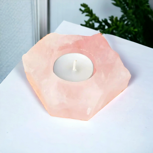 Bougie Méditation Quartz Rose